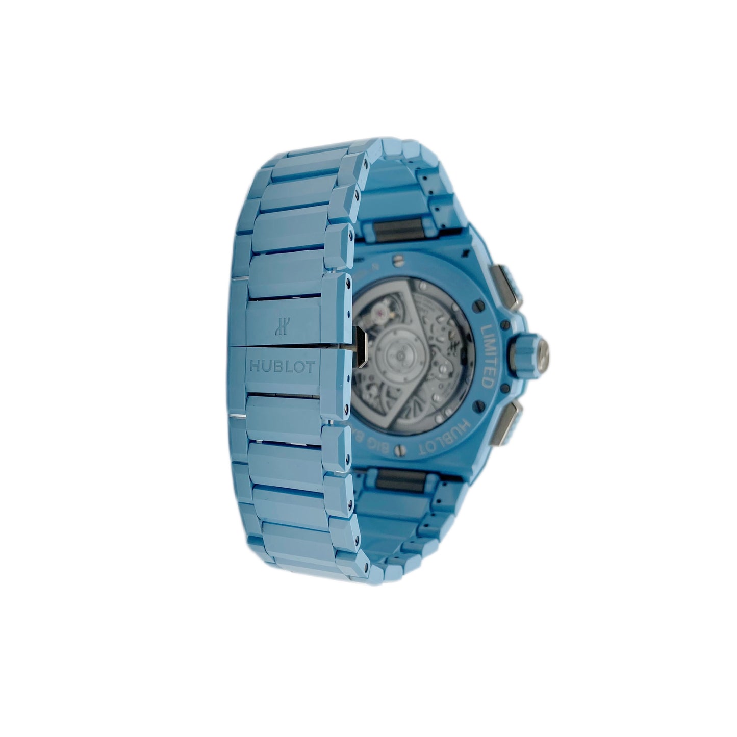 Big Bang Integrated Sky Blue Ceramic Flyback Chronograph 451.EX.5120.EX “Limited 250”